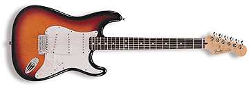 PICTURE OF A FENDER STRATACASTER GUITAR